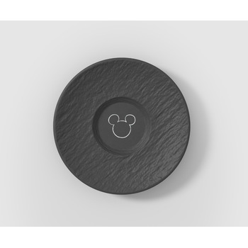 Блюдце до чашки для кави 15,4 см чорне Manufacture - Mickey Mouse Villeroy & Boch