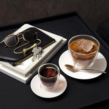 Блюдце до чашки для кави 17 см біле Rock Manufacture Villeroy & Boch