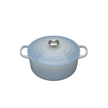 Каструля / жаровня з кришкою 26 см, блакитний океан Signature Le Creuset