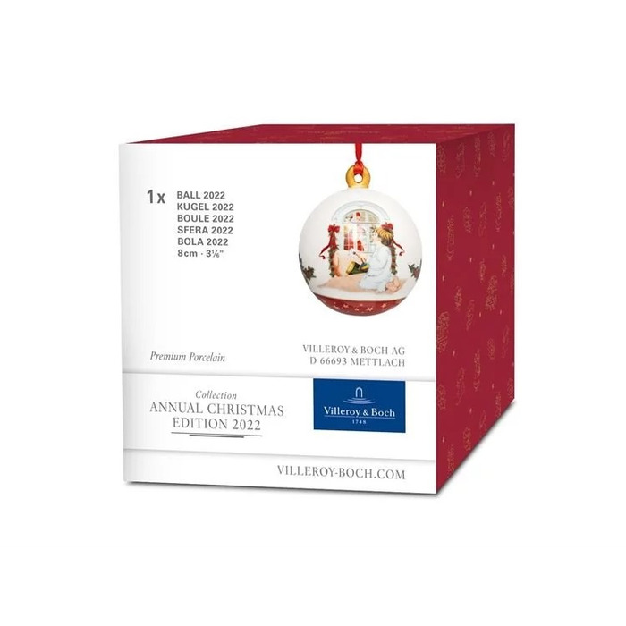 Ялинкова прикраса куля 6,5 см Annual Christmas Edition 2022 Villeroy & Boch