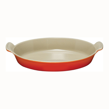 Блюдо овальне для запікання 20 см, помаранчеве Le Creuset