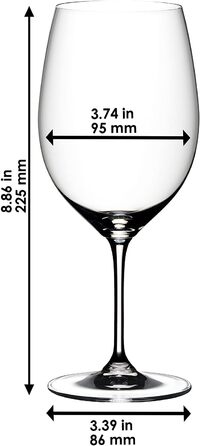 Набор из 2 бокалов для красного вина 0,65 л Vinum Riedel