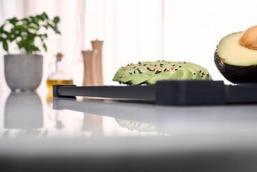 Обробна дошка 37 x 25 см, деревоволокно, чорний Zwilling