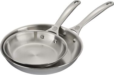Набор сковород 20 и 26 см, 2 предмета, нержавеющая сталь Le Creuset