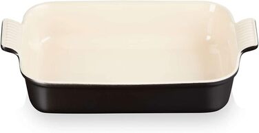Форма для запікання прямокутна 4 л 32 см Satin Black Le Creuset