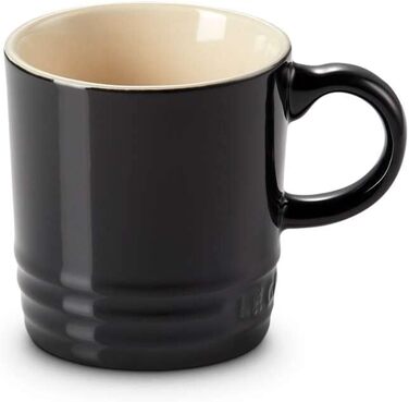 Керамічний кухоль Le Creuset, 0,35 л, 70302351700002 (чорний глянцевий, 100 мл)