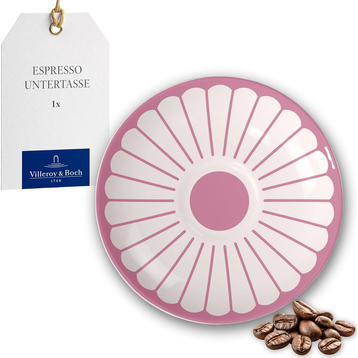 Блюдце до чашки для еспресо 11,7 см, рожевий Fleur Villeroy & Boch