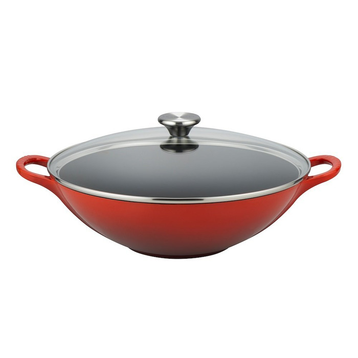 Сковорода Вок 32 см, червоний Le Creuset