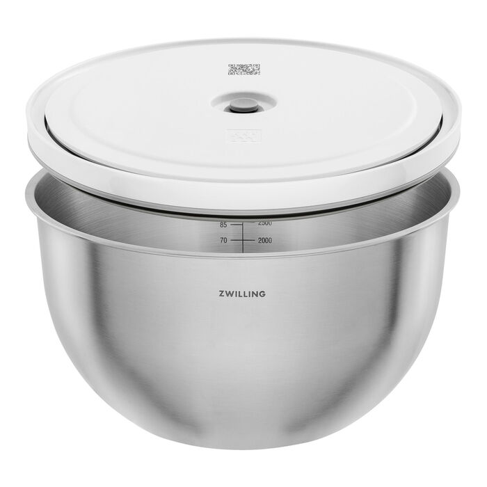 Набір мисок з вакуумними кришками, 6 предметів, нержавіюча сталь Fresh & Save Zwilling
