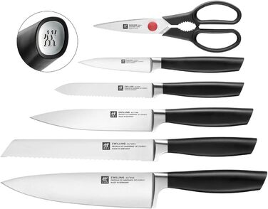 Набір ножів, білий 7 предметів Zwilling