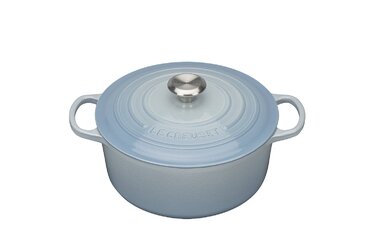 Каструля / жаровня з кришкою 26 см, блакитний океан Signature Le Creuset