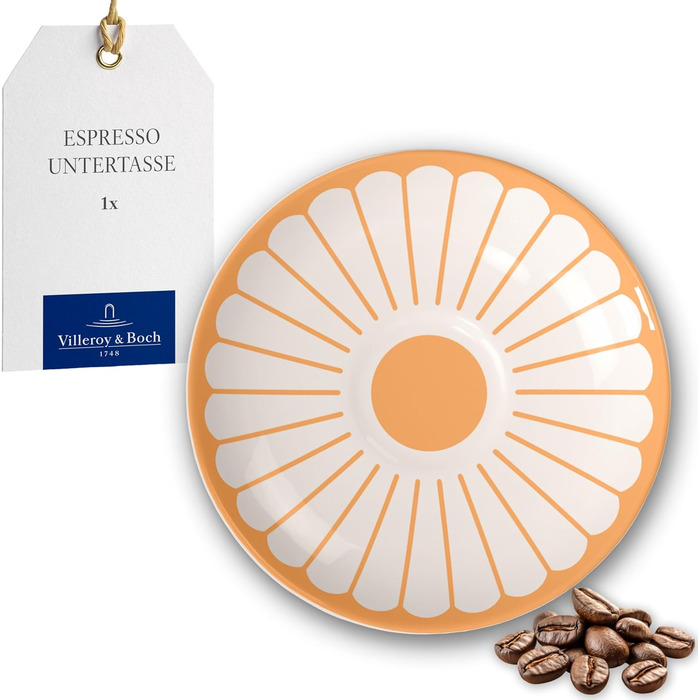 Блюдце до чашки для еспресо 11,7 см, помаранчевий Fleur Villeroy & Boch