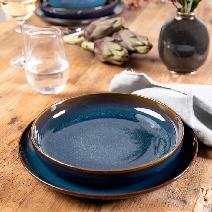 Супова тарілка 21,5 см, темно-синя Denim Crafted Villeroy & Boch