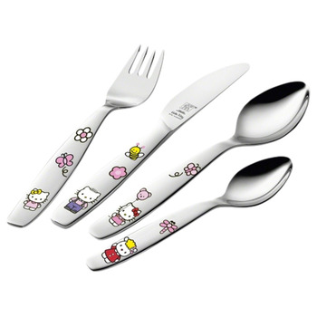 Набір дитячих столових приборів 4 предмета Hello Kitty Twin Kids Zwilling