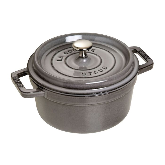 Кокот круглий 22 см, сірий Staub