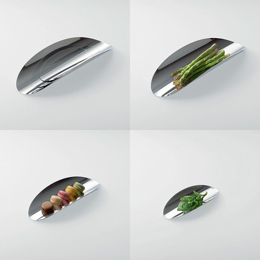 Набір страв 3 предмета металік Ellipse Alessi