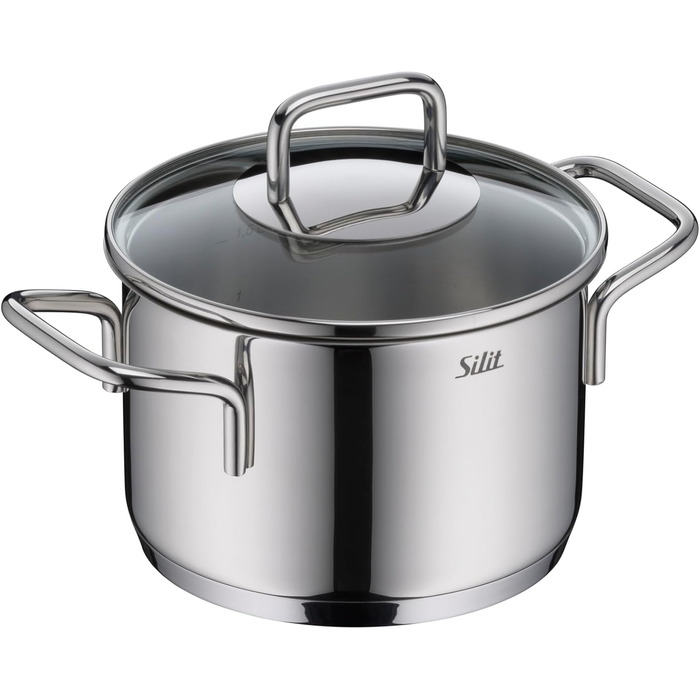 Набір каструль зі скляними кришками, 4 предмети, Extra Cook Silit