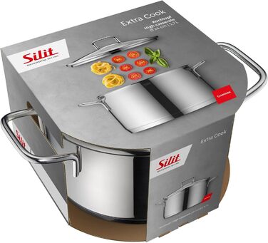 Каструля 20 см зі скляною кришкою Extra Cook Silit