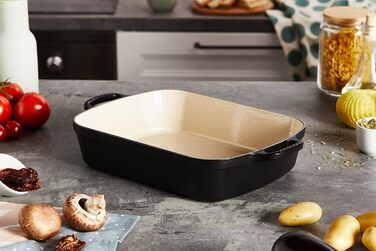 Форма для запікання прямокутна 33 см, матово-чорний Signature Le Creuset