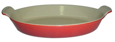 Блюдо овальне 24 см, вишневий Le Creuset