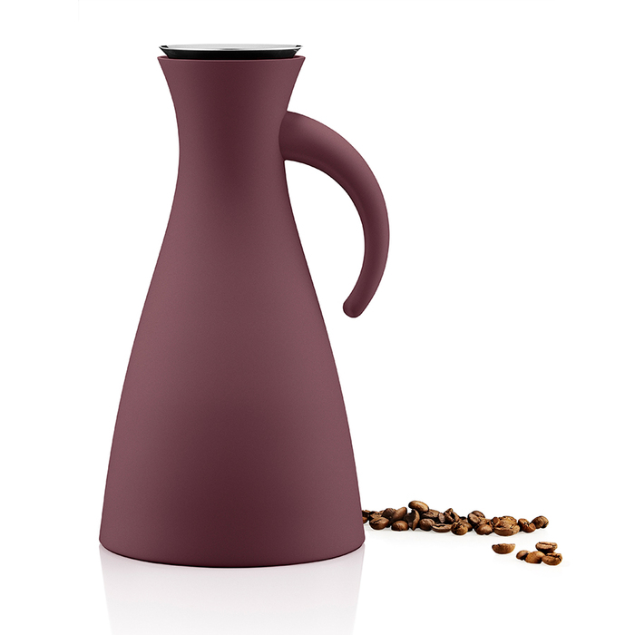 Кавовий вакуумний глечик 1 л бордовий Kaffee-Isolierkanne Eva Solo