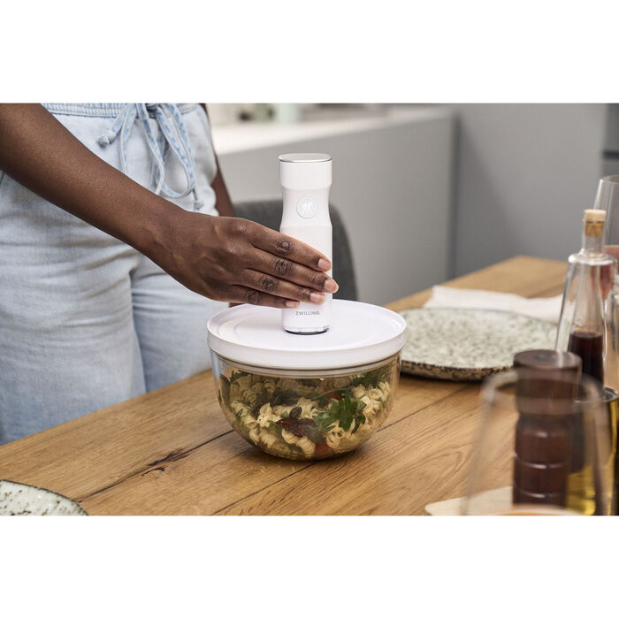 Миска з вакуумною кришкою 18 см, прозоре скло Fresh & Save Zwilling
