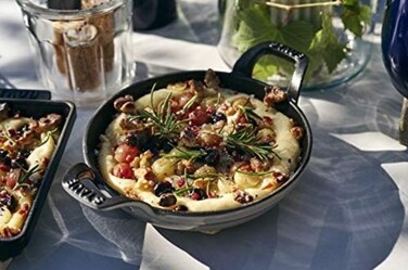 Сковорода круглая 20 см, с двумя ручками, черная Staub