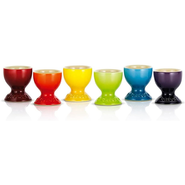 Набір яєчних чашок 5,8 см, 6 предметів, різнокольоровий Le Creuset