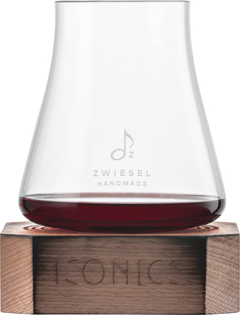 Бокал для вина 0,62 л на деревянной подставке Iconics Zwiesel Glas