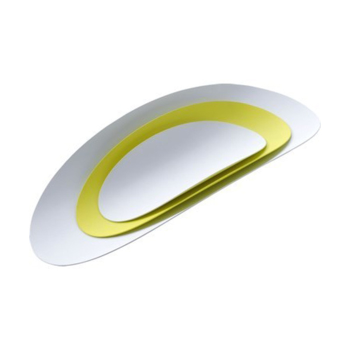Набір страв (3 шт) 40х4,5х17,3 см жовтий / білий Ellipse Alessi