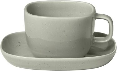 Чашка для кофе 200 мл с блюдцем, Mirage Gray VAHLO Blomus