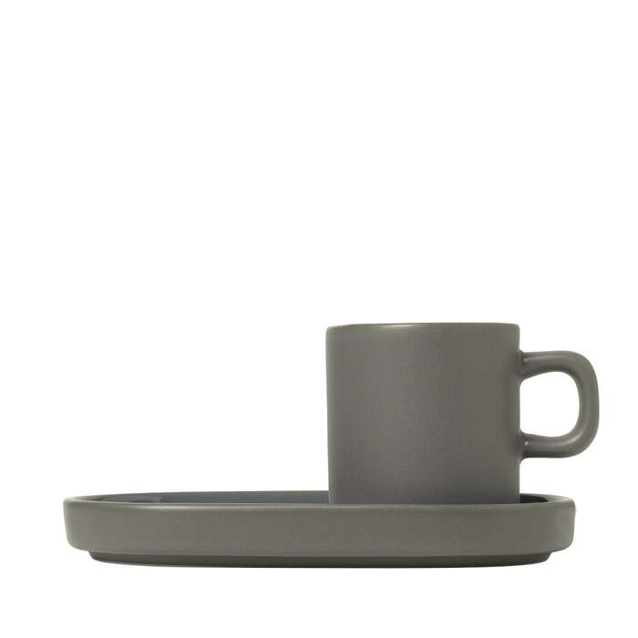 Кофейная пара для эспрессо 0.25 л Pewter Mio Blomus