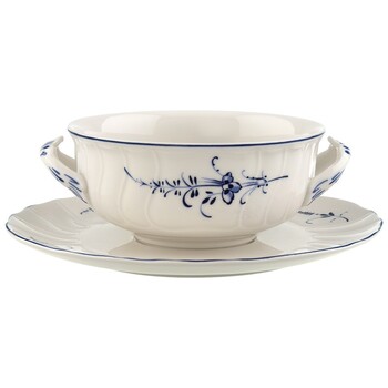 Піала для супу / бульйону з блюдцем Vieux Luxemburg Villeroy & Boch