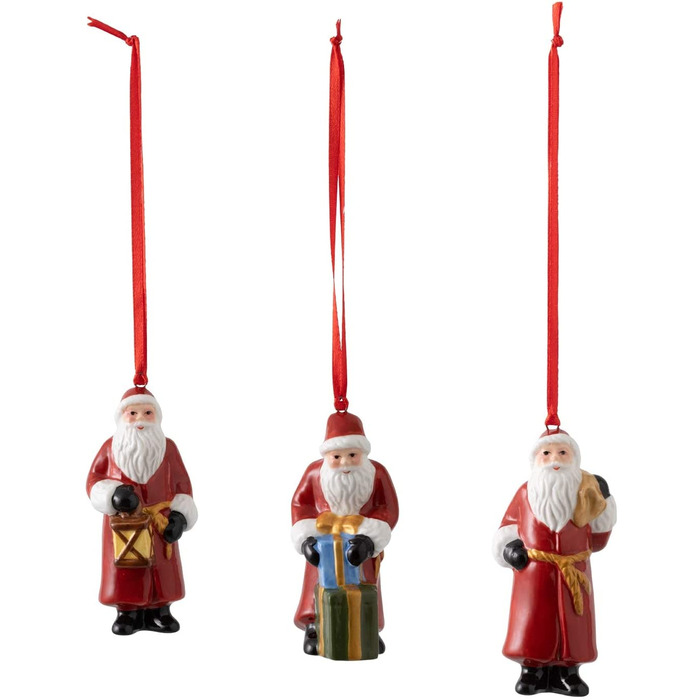 Набір ялинкових іграшок 3 предмета 8 x 3,5 см, Nostalgic Ornaments Villeroy & Boch