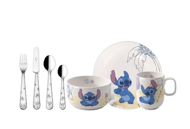 Дитячий набір посуду 7 предметів різнокольоровий Disney Stitch Villeroy & Boch