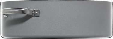 Жаровня овальна 36 см зі скляною кришкою, сіра Fusiontec Mineral WMF