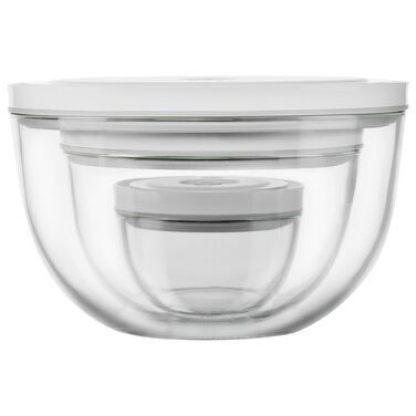 Набір мисок з вакуумними кришками, 6 предметів, прозоре скло Fresh & Save Zwilling