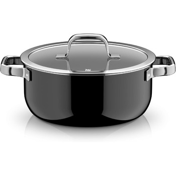 Жаровня 24 см зі скляною кришкою, чорний колір Fusiontec Mineral Pro WMF