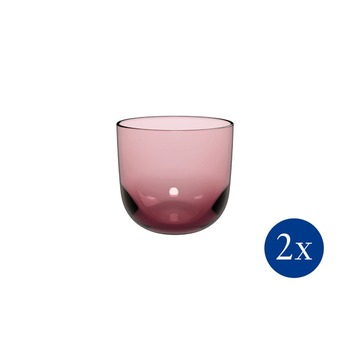 Склянка для води 200 мл,  набір 2 предмети, фіолетовий Like Glass Villeroy & Boch
