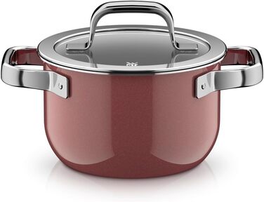 Каструля 16 см зі скляною кришкою, рожевий кварц Fusiontec Mineral Pro WMF