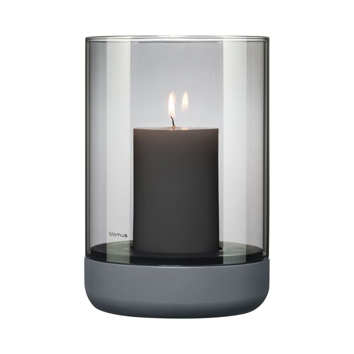Підсвічник 22,5 см L Steel Gray / Smoke Calma Blomus