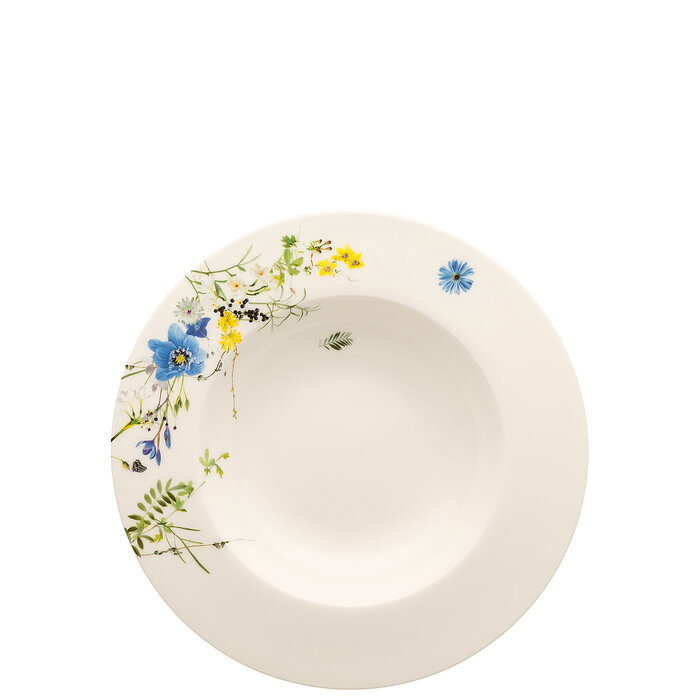 Тарілка для сніданку 23 см глибока Fleurs des Alpes Brillance Rosenthal