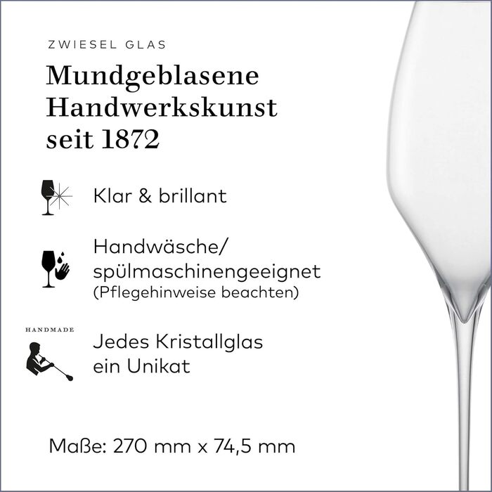 Набір келихів 2 шт 366 мл для шампанського Alloro, Zwiesel Glas
