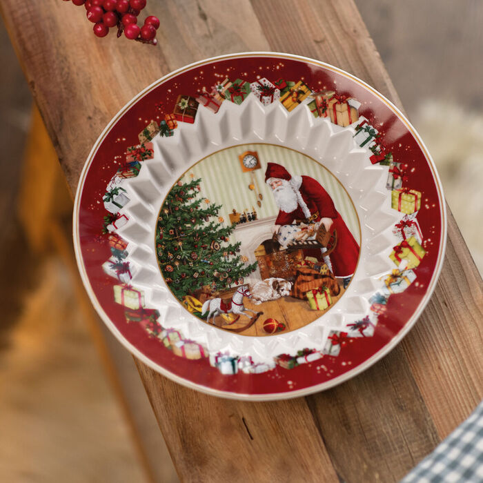 Тарілка глибока "Санта приніс подарунки" 25 x 5 см Toy's Fantasy Villeroy & Boch