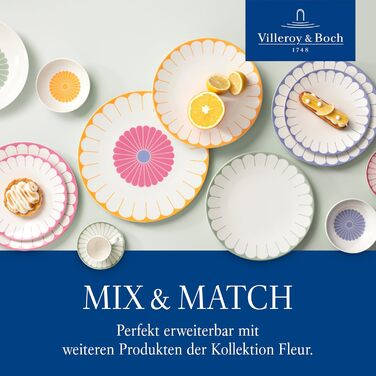 Блюдце до чашки для еспресо 11,7 см, рожевий Fleur Villeroy & Boch