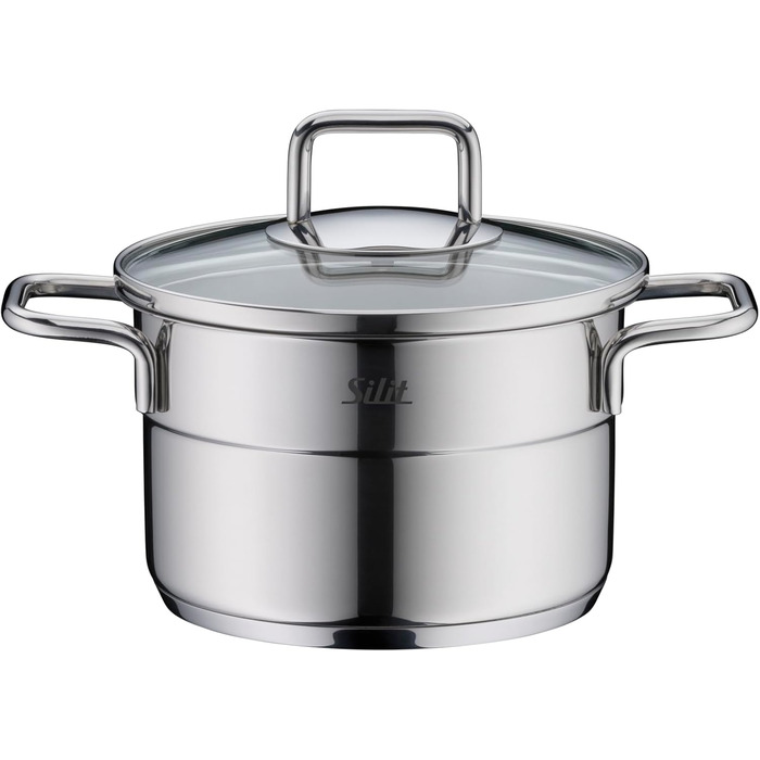 Міні-каструля 14 см зі скляною кришкою Extra Cook Mini Silit