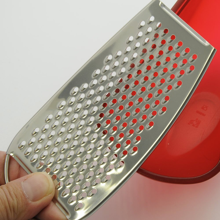 Терка 7,8х15,5х7,5 см червона Parmenide Alessi