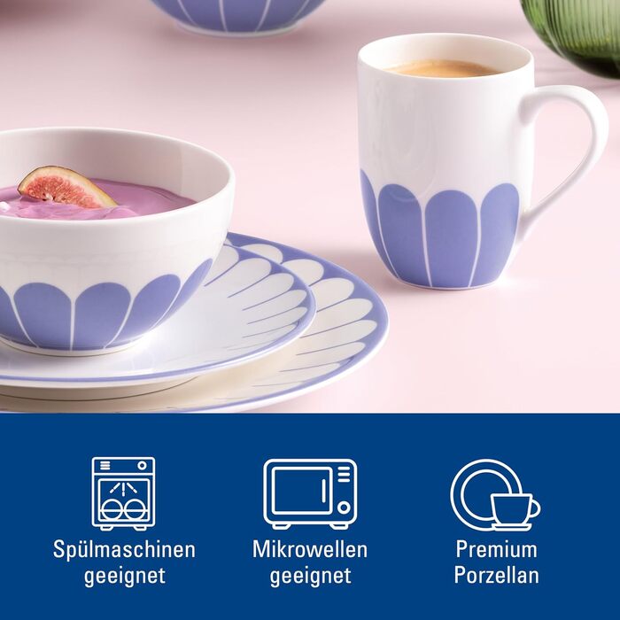 Кружка 290 мл, синий Fleur Villeroy & Boch