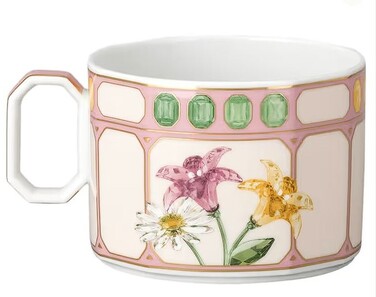 Чашка комбінована 0,35 л з блюдцем, Зефір IDYLLIA Swarovski x Rosenthal