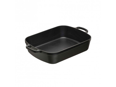 Жаровня 37 х 29 см чорна Le Creuset